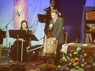 Ken Berg with Zola's Chair Ken Berg